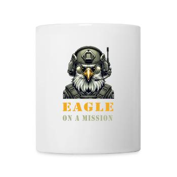 Military Eagle on Mission - Mug - white - Front