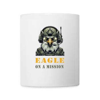 Military Eagle on Mission - Mug - white - Front