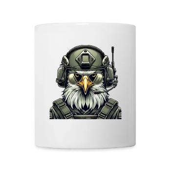 Military Eagle on Mission - Mug - white - Front