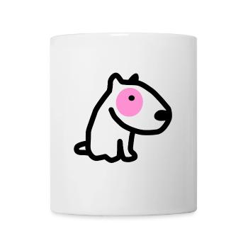 CORSO DER HUND mit rosa Augen - Tasse - Weiß - Vorne