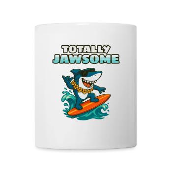 Total Jawsome Surf Shark - Tasse - Weiß - Vorne