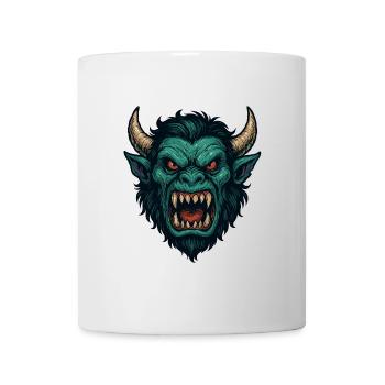 Dämonisches Wyrmgesicht - Tasse - Weiß - Vorne