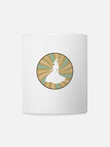 Chaudron de sorcière - Mug blanc - blanc