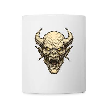 Masque Démoniaque Hornenkopf - Mug blanc - blanc - Devant