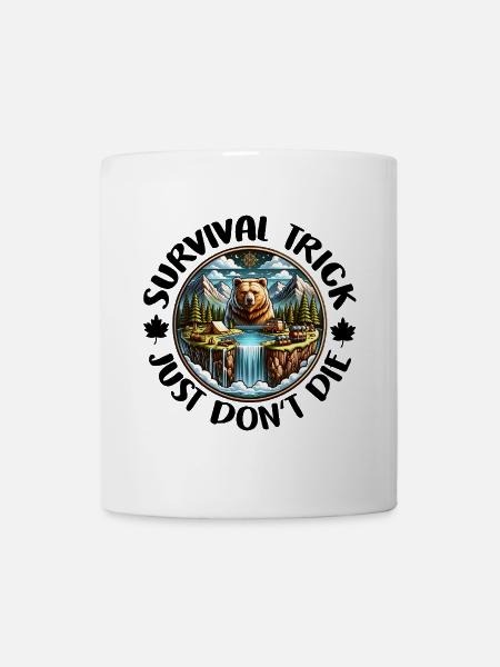 Survival Trick Skills Wilderness Survival - Mug - white
