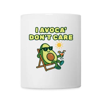 Avocado Chill : Avoca m’en fiche - Mug blanc - blanc - Devant