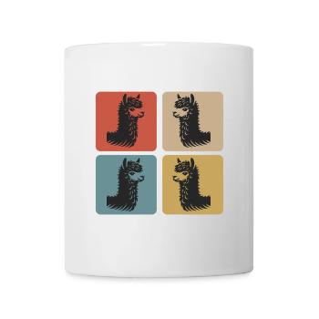 Alpaca Vintage Vibes - Mug - white - Front