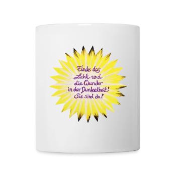 Light & Darkness June 2025 Sonja Ariel vonStaden - Mug - white - Front