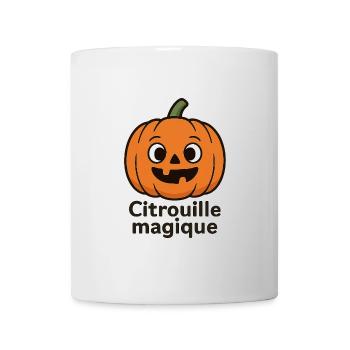 Citrouille magique pour Halloween féérique - Mug blanc - blanc - Devant