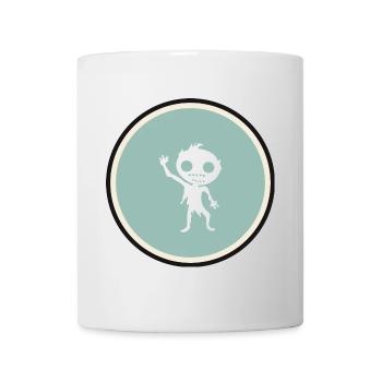 Zombie Gehen - Tasse - Weiß - Vorne
