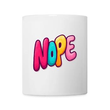 Nope - Tasse - Weiß - Vorne