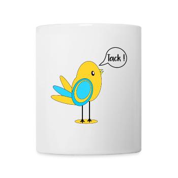 SCHWEDISCH DANKE SCHWEDEN - Tasse - Weiß - Vorne