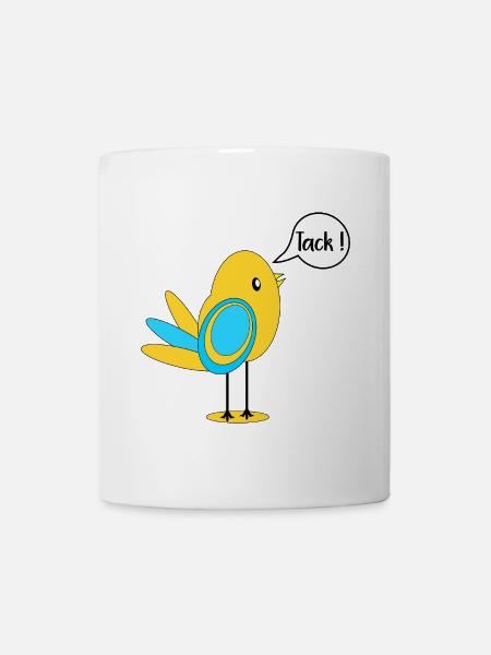 SCHWEDISCH DANKE SCHWEDEN - Tasse - Weiß