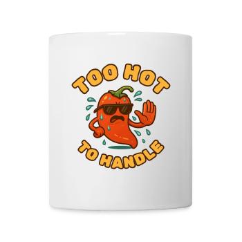 Trop piquant pour être manipulé - Mug blanc - blanc - Devant