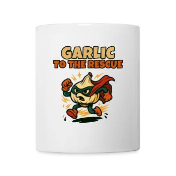 L’ail à la rescousse - Mug blanc - blanc - Devant