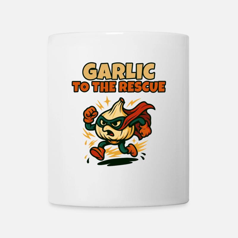 L’ail à la rescousse - Mug blanc - blanc