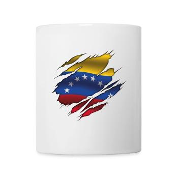Flag of Venezuela - Venezuela - Torn Flag - Mug - white - Front