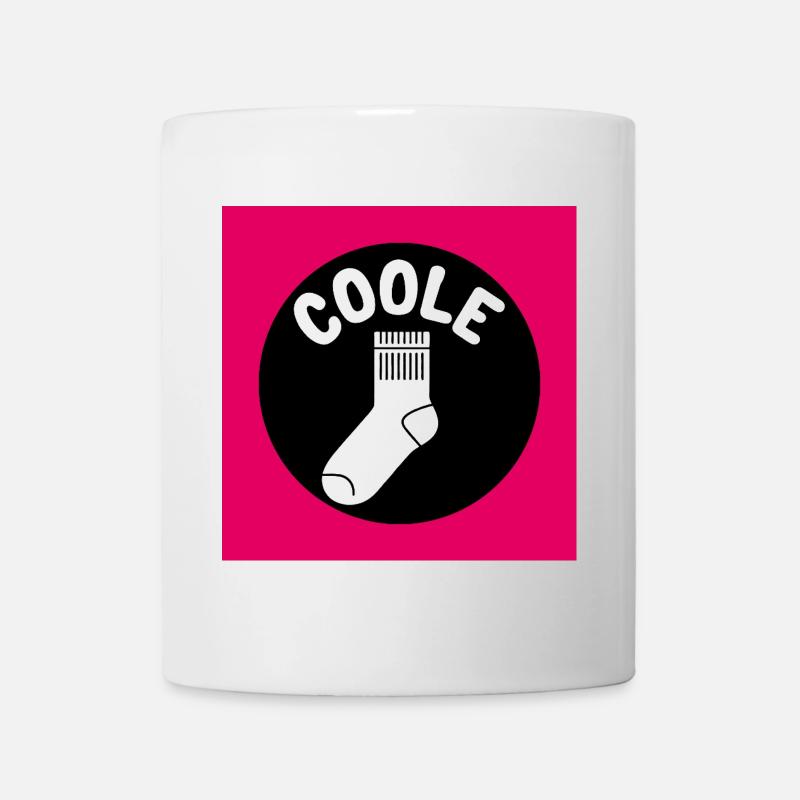 Chaussettes cool et dicton drôle - Mug blanc - blanc