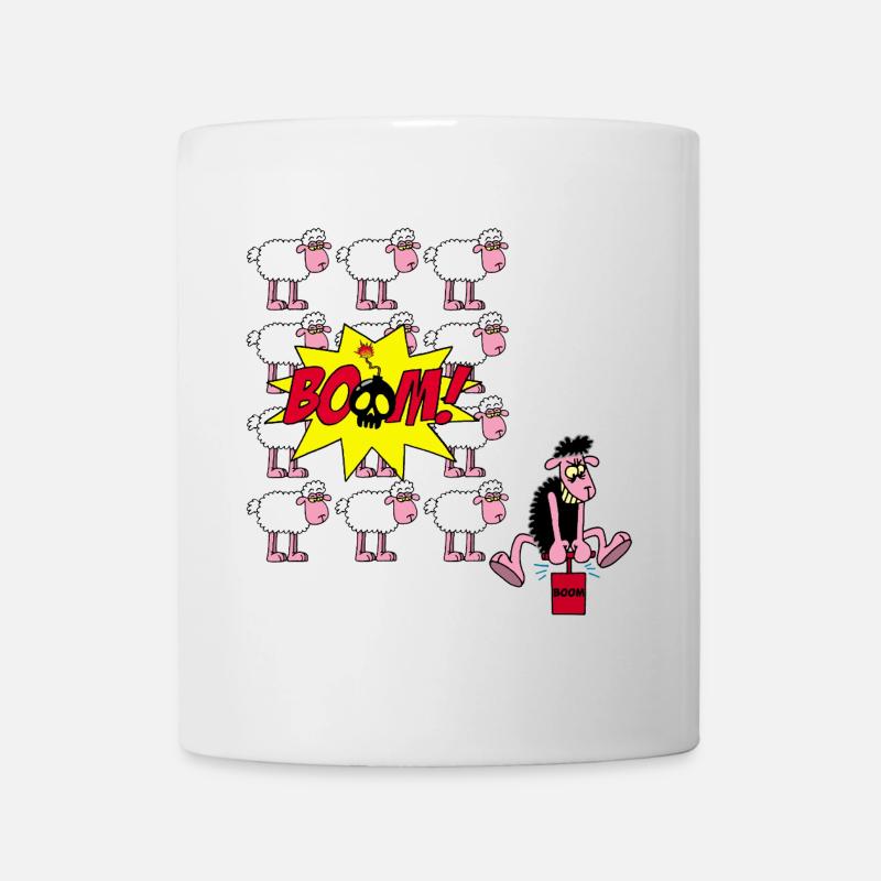 Le mouton noir frappe encore - Mug blanc - blanc