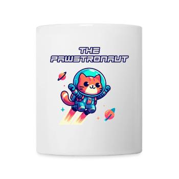 L’astronaute Cat dans l’espace - Mug blanc - blanc - Devant