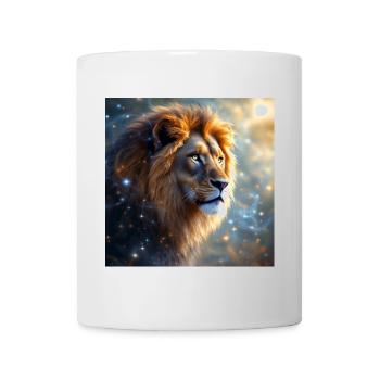 Animal Totem Lion - Mug blanc - blanc - Devant