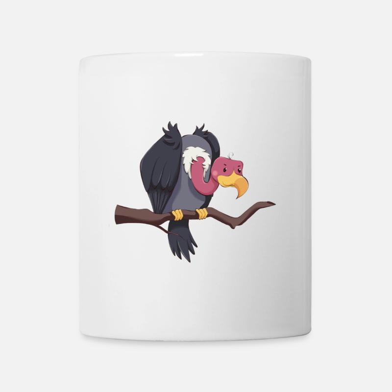 Geier - Tasse - Weiß