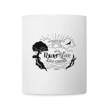 God has not given us a spirit of fear - Mug - white - Front