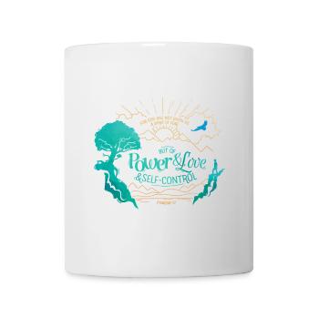 God has not given us a spirit of fear - Mug - white - Front