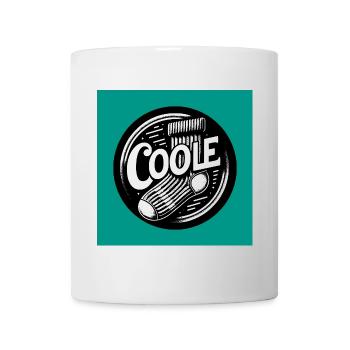 Coole Socke Socken und lustiger Spruch - Tasse - Weiß - Vorne