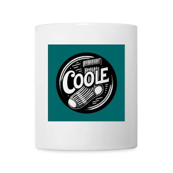 Coole Socke Socken und lustiger Spruch - Tasse - Weiß - Vorne