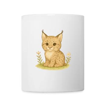 Nordischer Wald - Luchs - Tasse - Weiß - Vorne