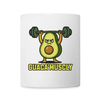 GuacaMuscle Avocado Fitness - Tasse - Weiß - Vorne