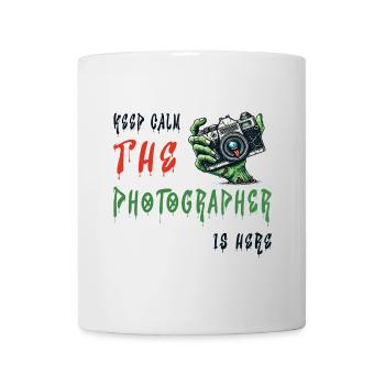 Zombie Photographer Alert - Tasse - Weiß - Vorne