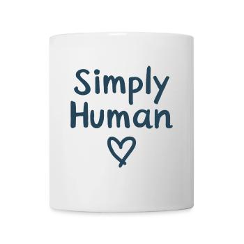 Simply Human Heart Humanity - Mug - white - Front