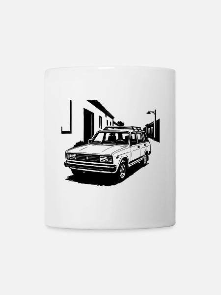 Sowjetstahl auf Rädern - Tasse - Weiß