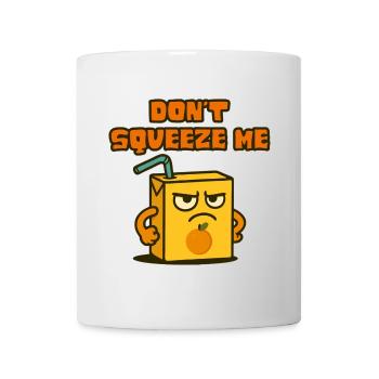 Carton de jus - ne me mets pas la pression - Mug blanc - blanc - Devant