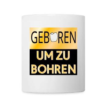 ZAHNFÜLLUNG ZAHNÄRZTIN - Tasse - Weiß - Vorne