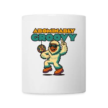Groovy Disco Yeti - Tasse - Weiß - Vorne