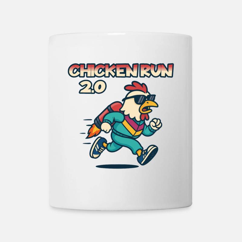 Chicken Run 2.0 Abenteuer-Tee - Tasse - Weiß