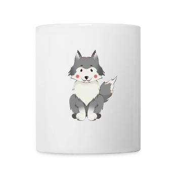 Wolf - Tasse - Weiß - Vorne
