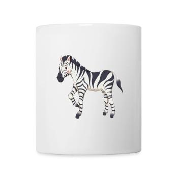 Zebra - Tasse - Weiß - Vorne