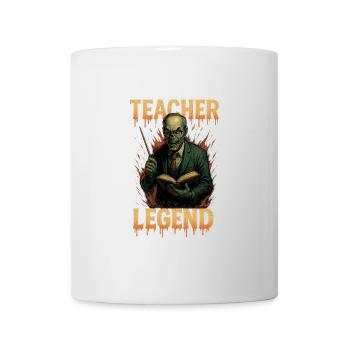 Teacher Legend – Iconic School Hero - Mug - white - Front