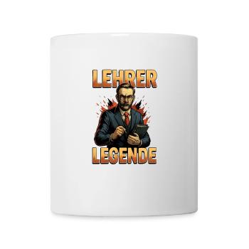 Teacher Legend – Iconic School Hero - Mug - white - Front