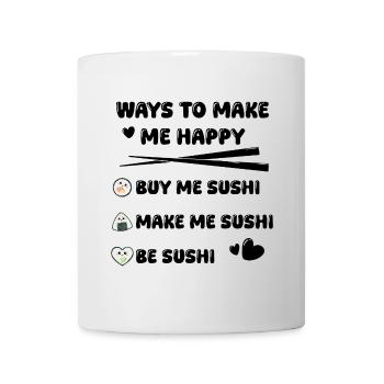 Sushi Spruch lustig - Süßes Sushi Design - Tasse - Weiß - Vorne