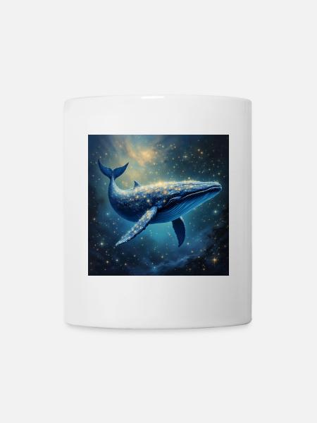 Power Animal Galactic Whale - Mug - white