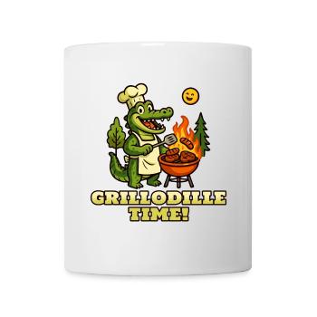 Grillodille-Zeit! - Tasse - Weiß - Vorne