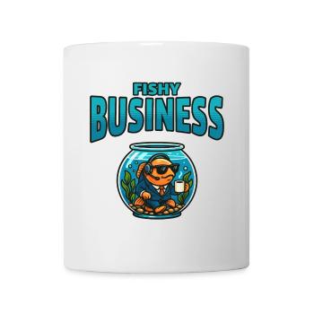 Le commerce de la pêche à l’aquarium - Mug blanc - blanc - Devant