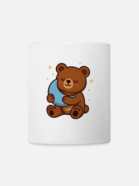 Cuddly Bear Moondream - Mug - white