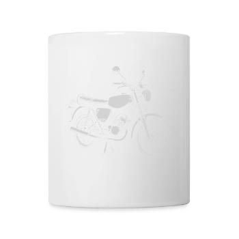 L’amour à deux temps - Mug blanc - blanc - Devant