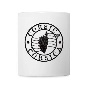 Tampon Corsica - Mug blanc - blanc - Devant